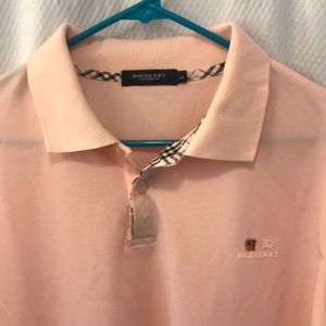 Burberry polo salmon pink